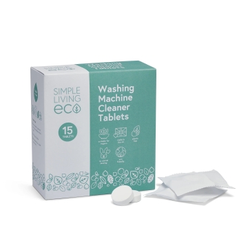 Simple Living Eco Reinigingstabletten voor Wasmachine (15) Set van 15 tabletten om de wasmachine te reinigen