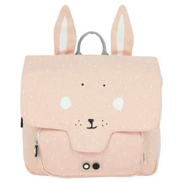 Trixie Schooltas Mrs. Rabbit Schooltas voor kleuters met dierenprint