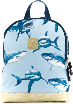 Pick & Pack Petit sac à dos - Mini - Requins - Aqua Petit sac à dos pour les tout-petits et les enfants d'âge préscolaire
