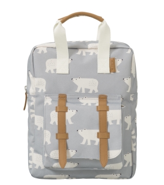 Fresk Sac à dos - Polar Bear - Large Grand sac à dos (d'école) fabriqué à partir de bouteilles en PET recyclées