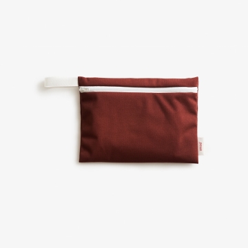 Imse Vimse Sac imperméable - Marron - Mini Pochette de rangement pour coupe menstruelle ou protège-slips