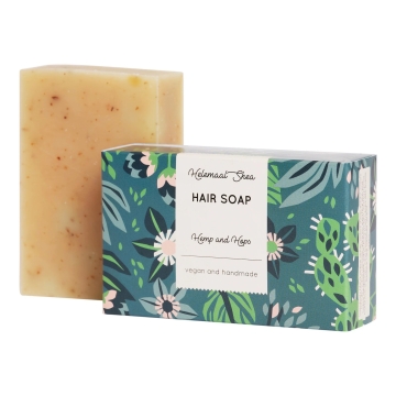 Helemaal Shea Shampoo Bar - Hennep en Hop Solide shampoo voor droog en futloos haar