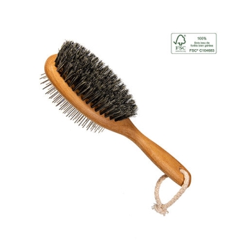 La Drogerie Ecologique Brosse 2-en-1 pour chiens et chats Brosse pour peigner les chiens et/ou les chats
