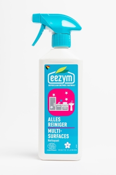 Eezym Spray nettoyant multi-usages White Flower Nettoyant multi-usages naturel à base d'enzymes, au parfum floral agréable