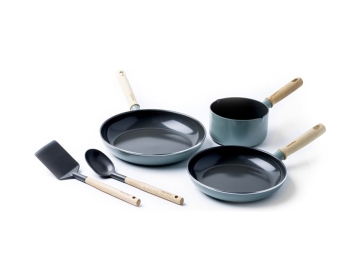 GreenPan Batterie de cuisine Mayflower 5 pièces Batterie de cuisine antiadhésive