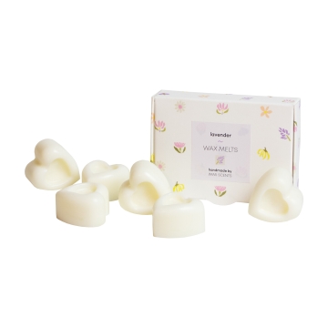 Helemaal Shea Wax Melts Lavendel Wax melts gemaakt van koolzaad- en kokoswas