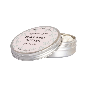 Helemaal Shea Pure Shea butter Naturel Romige verzorging voor de zeer droge huid, beschadigd haar, 100% natuurlijke body butter