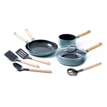 GreenPan Batterie de cuisine Mayflower 9 pièces Batterie de cuisine antiadhésive