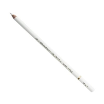 Koh-I-Noor Crayon à craie Gioconda - blanc dur Crayon à craie blanc offrant une bonne visibilité sur les surfaces sombres
