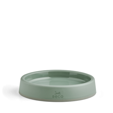 Beco Steady Cat Bowl Vert Antidérapant, durable et adapté aux moustaches