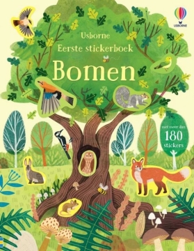 Uitgeverij Usborne Premier livre d'autocollants Arbres Plus de 180 autocollants sur les arbres et la forêt