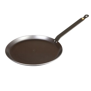 Maison de Buyer Poêle à crêpes Mineral - Ø 24 cm Poêle à crêpes en fonte de qualité et durable