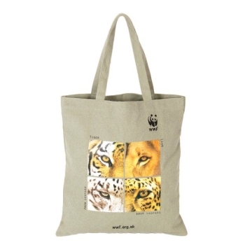 Sativa Bags Sac à provisions Big Cat Sac à provisions en chanvre et coton issu de l'agriculture durable