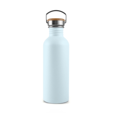 Bambaw Drinkfles 750 ml Roestvrijstalen drinkfles met bamboe dop