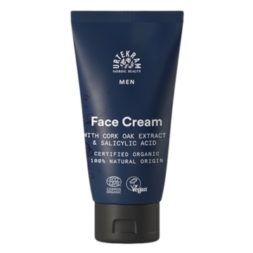 Urtekram Crème pour le visage pour hommes Crème visage fraîche et douce pour les peaux sensibles ou après le rasage
