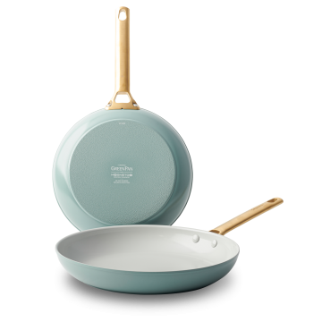 GreenPan Set de casseroles Padova Reserve 2 pièces vert menthe Set de casseroles de luxe avec revêtement antiadhésif en céramique