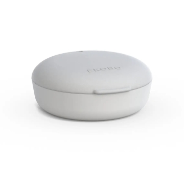 Ekobo Porte-savon en silicone Cloud rond Boîte de voyage pratique en silicone pour shampoings solides et savons