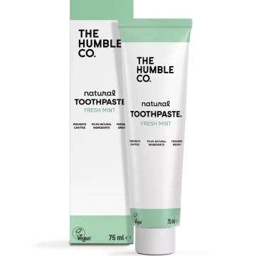 The Humble Co. Humble Tandpasta Fresh Mint Ecologische en vegan tandpasta met frisse muntsmaak met fluoride
