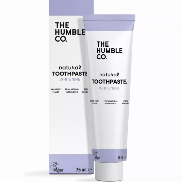 The Humble Co. Humble Tandpasta Whitening Ecologische en vegan tandpasta voor witte tanden met fluoride