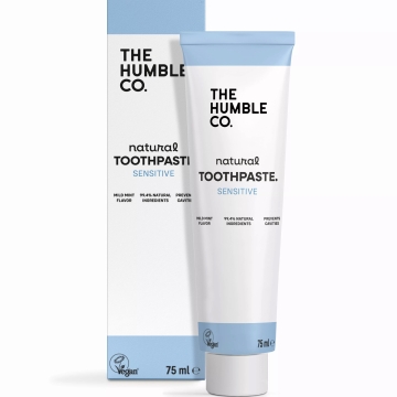 The Humble Co. Humble Tandpasta Sensitive Ecologische en vegan tandpasta voor gevoelige tanden met fluoride
