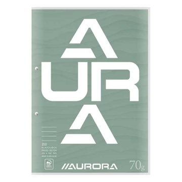 Aurora Cursusblok A4 Geruit 5x5 mm Cursusblok met kleine geruite bladzijden gemaakt van FSC papier