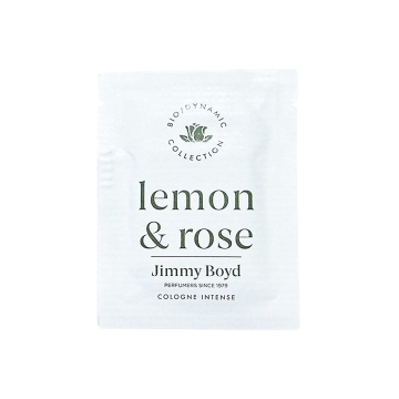 Jimmy Boyd Parfum Lemon & Rose Tester Tester met eau de Cologne van natuurlijke ingrediënten zoals citroen, rozen, lelietjes-van-dalen en vanille