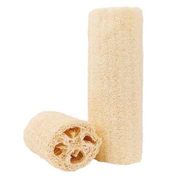 Croll and Denecke Éponge en luffa 20-30 cm Luffa naturel en brin pour une utilisation polyvalente