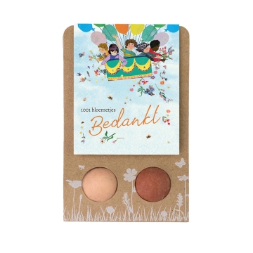 Blossombs Cadeau de remerciement, 1001 petites fleurs Blister de 2 Blossombs Merci, 1001 petites fleurs
