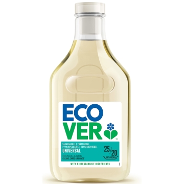 Ecover Lessive universelle Chèvrefeuille & Jasmin Lessive liquide concentrée pour le linge blanc et de couleur, au chèvrefeuille et au jasmin 