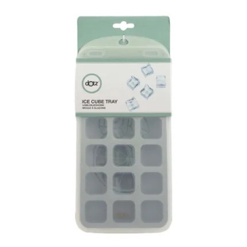 Dotz Moule à glaçons 18 glaçons Moule à glaçons avec couvercle en silicone pour 18 glaçons