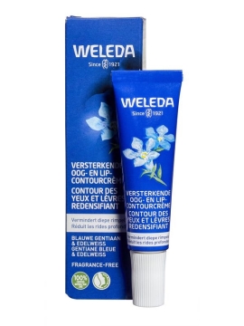 Weleda Crème contour des yeux et des lèvres Edelweiss & Gentiane bleue Crème raffermissante pour le contour des yeux et des lèvres à la gentiane bleue et à l'edelweiss