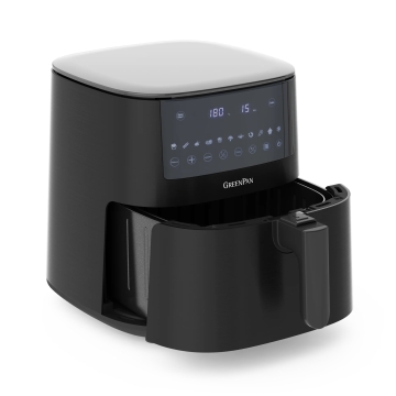 GreenPan Bistro AirFryer XXL 7,2 L Friteuse à air chaud XXL de Greenpan d'une capacité de 7,2 L et dotée de 11 programmes