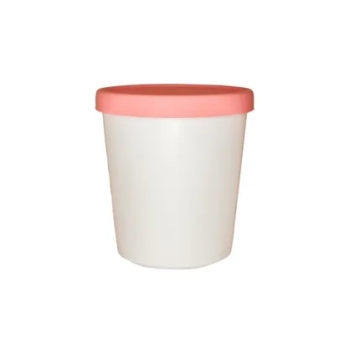 Dotz Ijsbeker Framboos 900 ml Ijsbeker voor het bewaren van roomijs, sorbet...