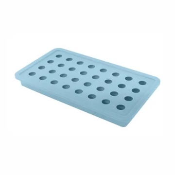 Dotz Ijsparel vorm Ø 1,8 cm Ijsparelvorm in silicone voor 32 ijsbolletjes, chocoladeparels...