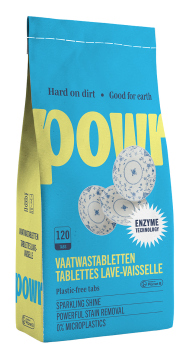 Powr Pastilles pour lave-vaisselle Pastilles pour lave-vaisselle puissantes, à base d'enzymes et d'oxygène actif, sans microplastiques