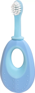 The Humble Co. Plantaardige Baby Tandenborstel Blauw Baby tandenborstel vanaf 6 maand tot 2 jaar, BPA vrij