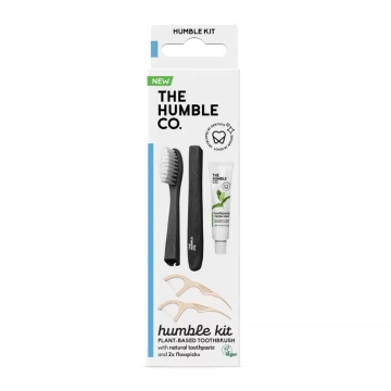 The Humble Co. Tandenpoets Set Probeer- of reisset met tandenborstel, tube tandpasta en flospick