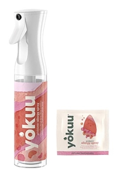 Yokuu Kit de démarrage « Spray probiotique anti-allergies pour animaux de compagnie » Spray probiotique de Yokuu, neutralise les allergènes des animaux de compagnie