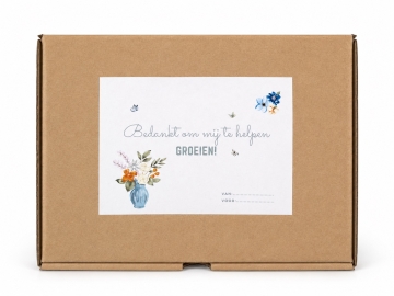 Kudzu Coffret cadeau pour les enseignants Coffret cadeau comprenant un shampoing solide, des bulbes de fleurs, un crayon de jardinage et un sac à provisions.