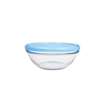 Duralex Ronde Opbergdoos 970 ml Ronde opbergdoos van Duralex® glas met deksel 17 cm