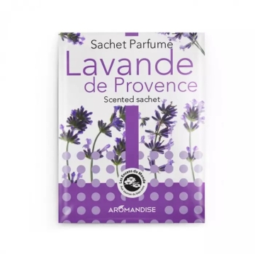 Aromandise Sachet parfumé à la lavande de Provence Sachet parfumé naturel à la lavande à suspendre dans une armoire, un couloir ou une voiture