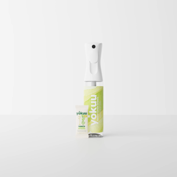 Yokuu Kledingverfrisser Spray Starterskit Probiotische kledingverfrisser met Sunny Meadow-geur van Yokuu
