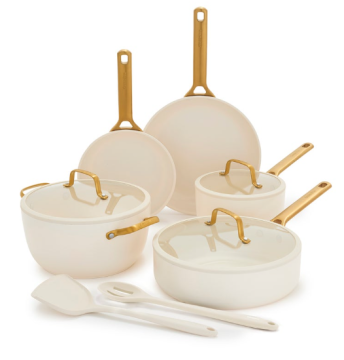 GreenPan Padova Reserve Pro 2.0 Cream 5-delige Pannenset PFAS-vrije 5-delige pannenset, geschikt voor alle warmtebronnen, inductie en oven