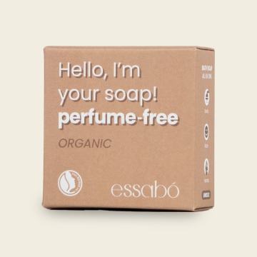 Essabó Savon bio en pain, sans parfum Savon bio sans parfum, adapté également aux peaux sensibles