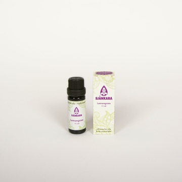 Sjankara Essentiële Olie Lemongrass Cymbopogon flexuosus, Biologisch, flesje van 11 ml