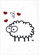 Sheep Poo Paper I Love Ewe Wenskaart gemaakt van schapenkeutels