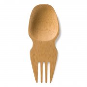 Bambu Spork Duurzame lepel en vork in één van bamboe