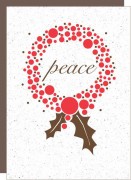 Botanical Paperworks Carte de Noël à Planter - Peace 