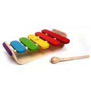 Plan Toys Xylofoon (12m+) Muziekinstrument van rubberhout