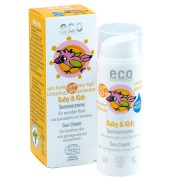 Eco Cosmetics Crème Solaire pour Bébé et Enfant LSF50+ 
